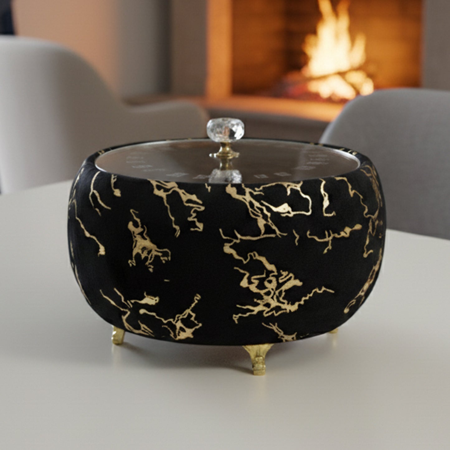 Turkish Velvet Hotpot with Acrylic Lid