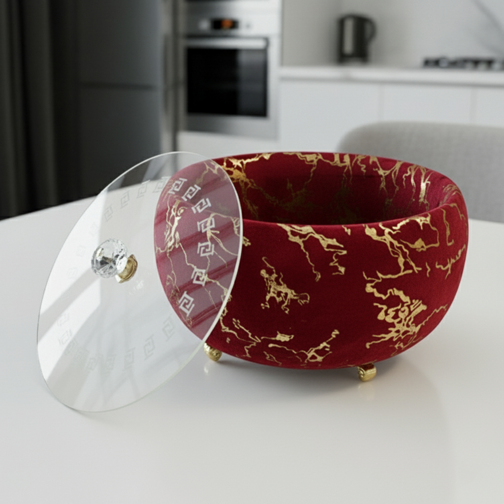 Turkish Velvet Hotpot with Acrylic Lid