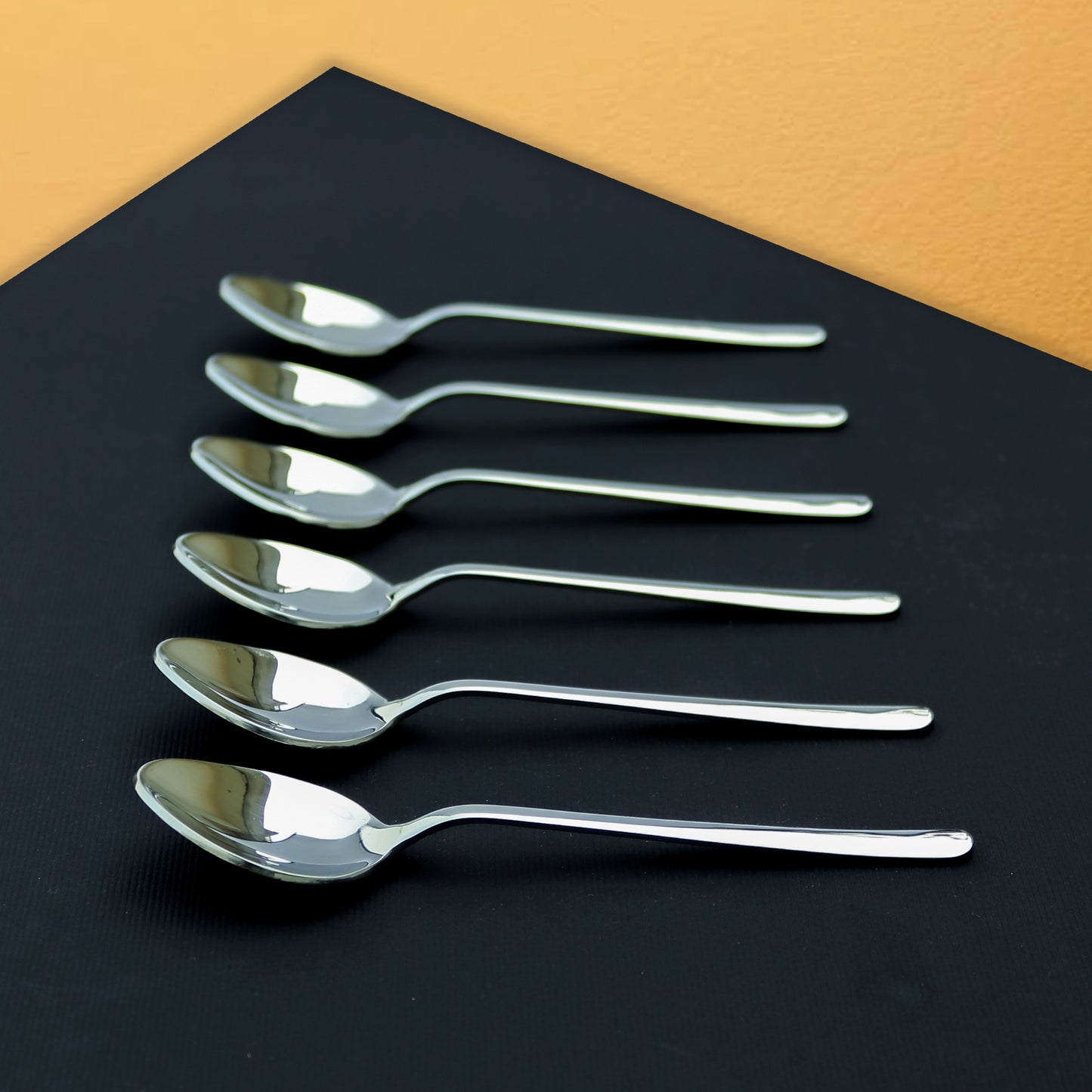 Premium Tea/Coffee Spoon Set for 6, 8 & 12 Person Serving - Silver Color