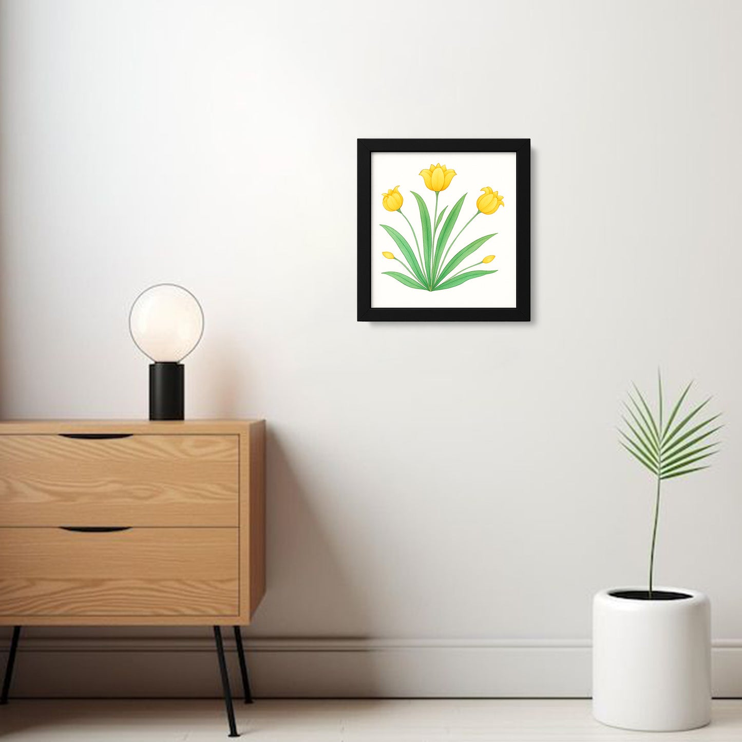 Hand Painted Followers Painting for Living Room