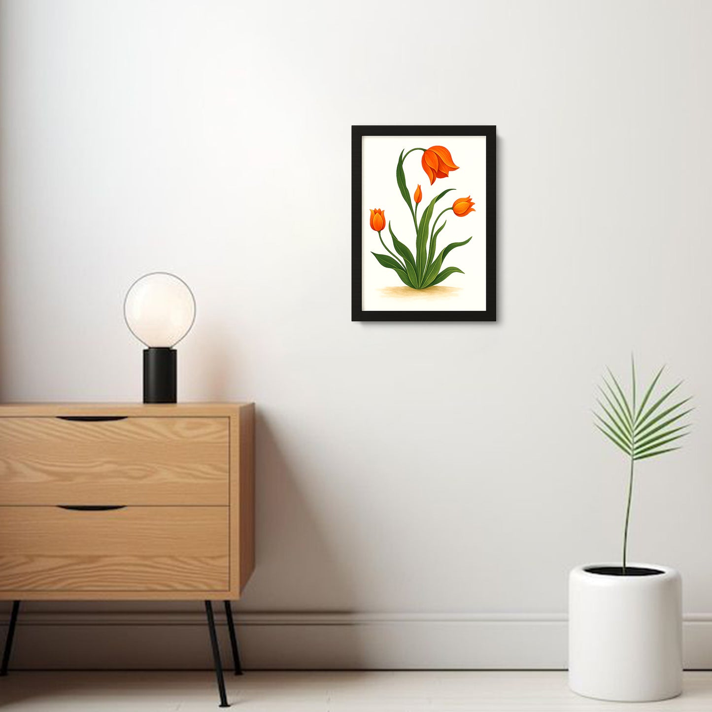 Hand Painted Followers Painting for Living Room