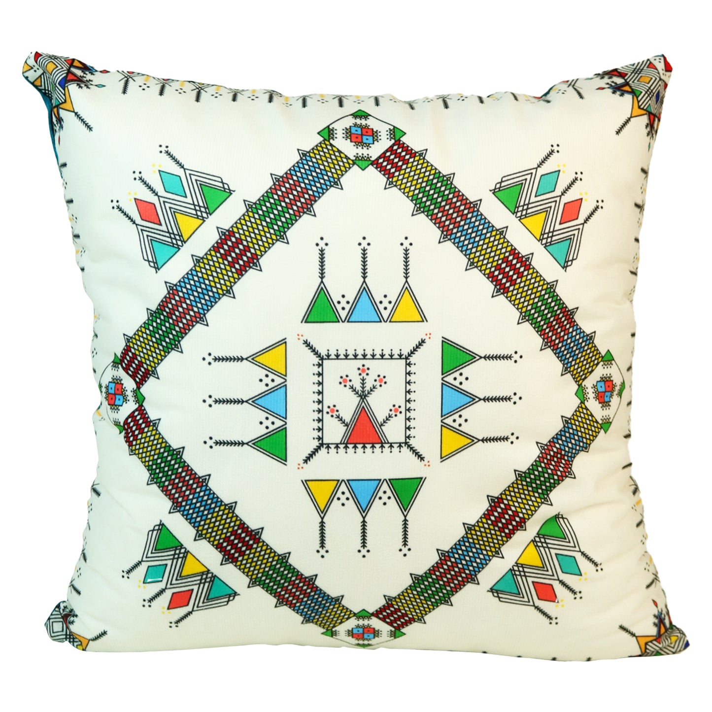Fancy Digital Printed Cushion Cover 16x16 Inches Size