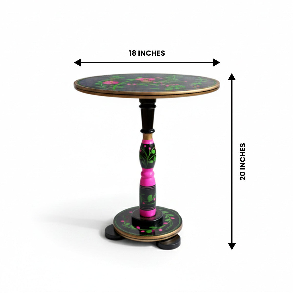 Hand painted coffee table size dimensions