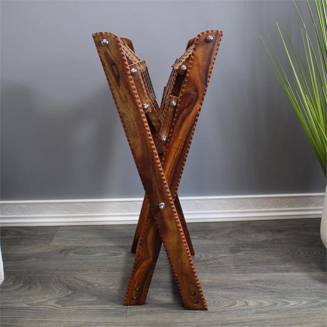 Handmade Wooden Folding Chair for Home Decor