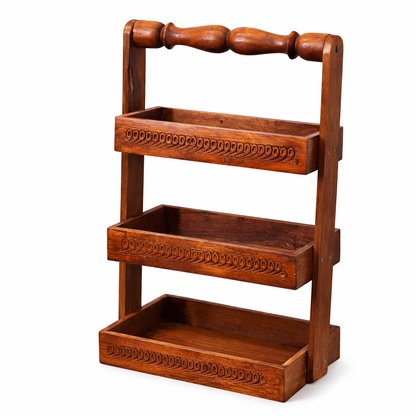 Ramadan Special Deal - Wooden Cooking Spoon Set, Spoon Rack and Wooden Tray Set