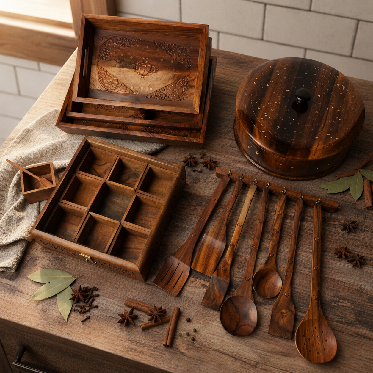 Special Kitchen Gift Deal with Free Cooking Spoon Set