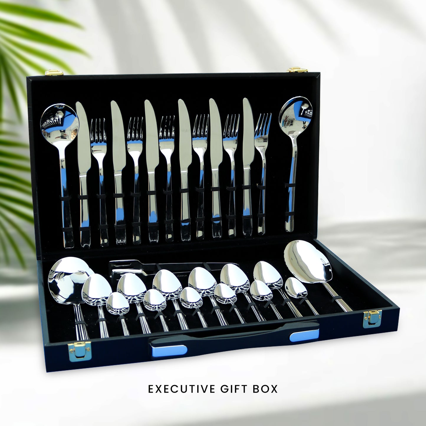 6 Person Premium Cutlery Set - Silver Color - 28 Pieces