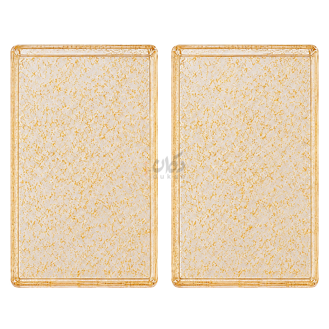 Luxury Acrylic Tray Set – Premium Decorative Serving & Organizer Tray (Set of 2)