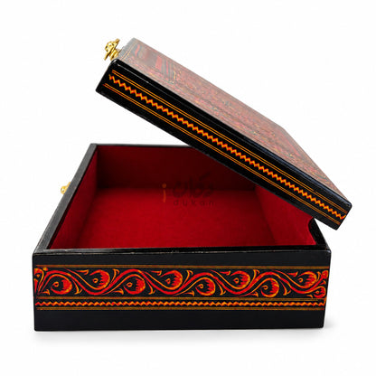 Handcrafted Wooden Jewelry Box Set – Premium Carved Storage Box with Discount Deal