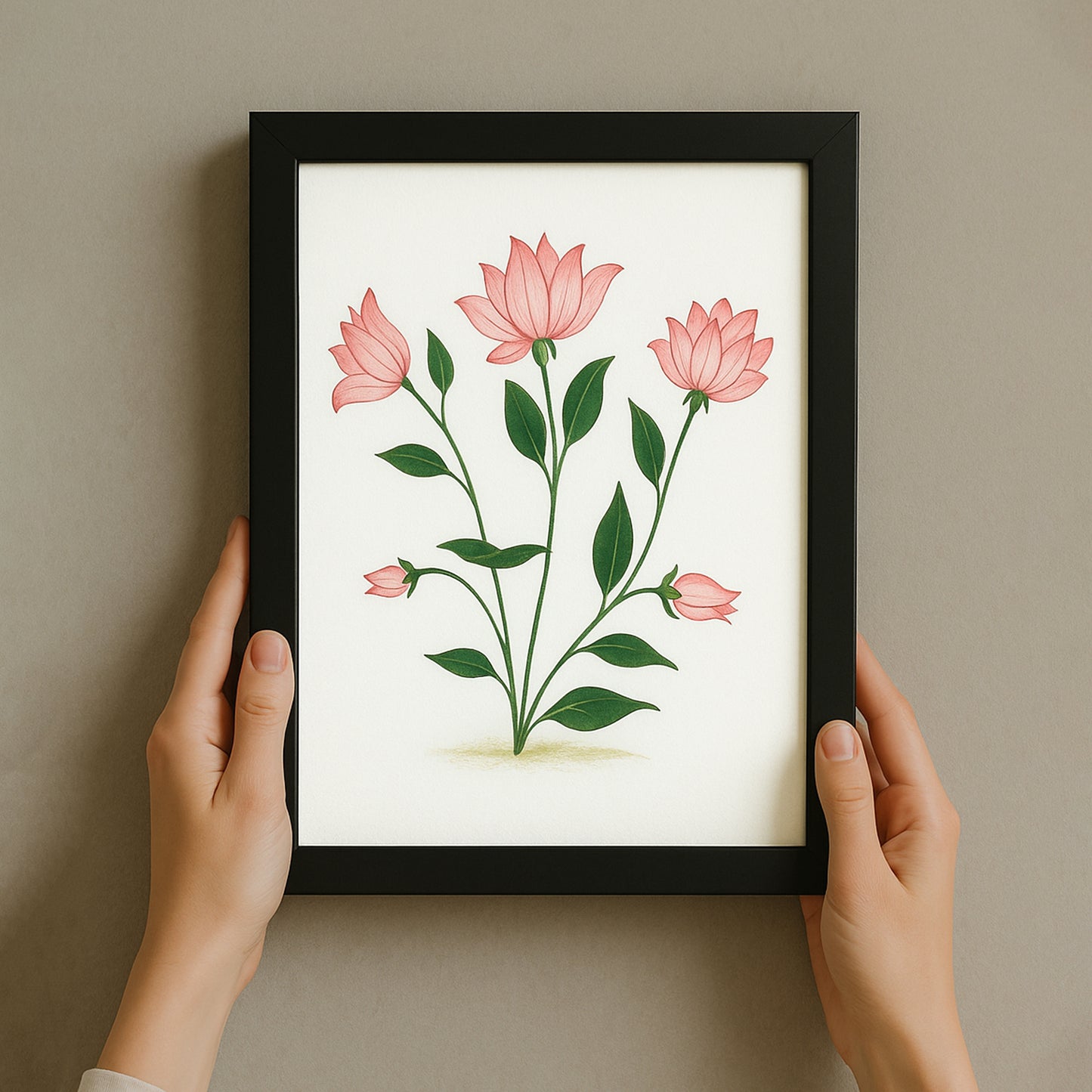 Hand Painted Followers Painting for Living Room