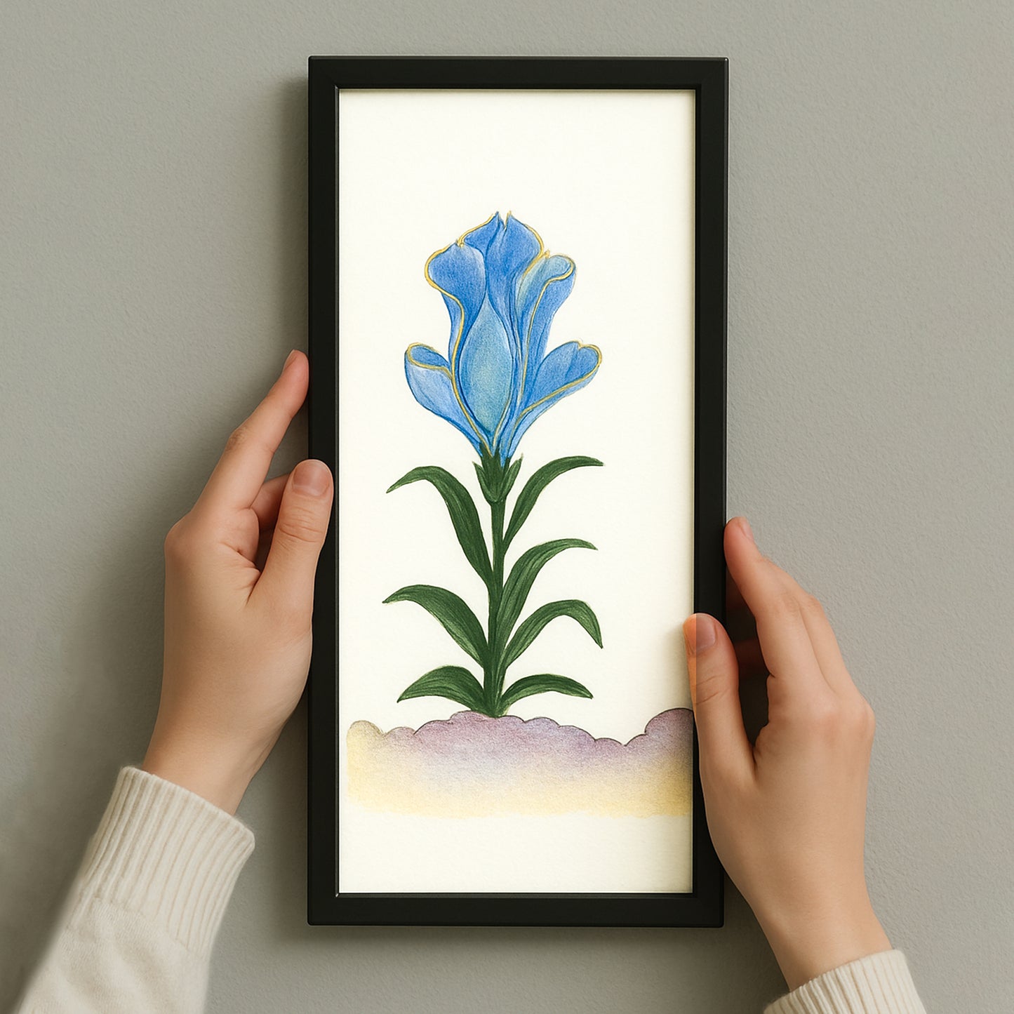 Hand Painted Followers Painting for Living Room