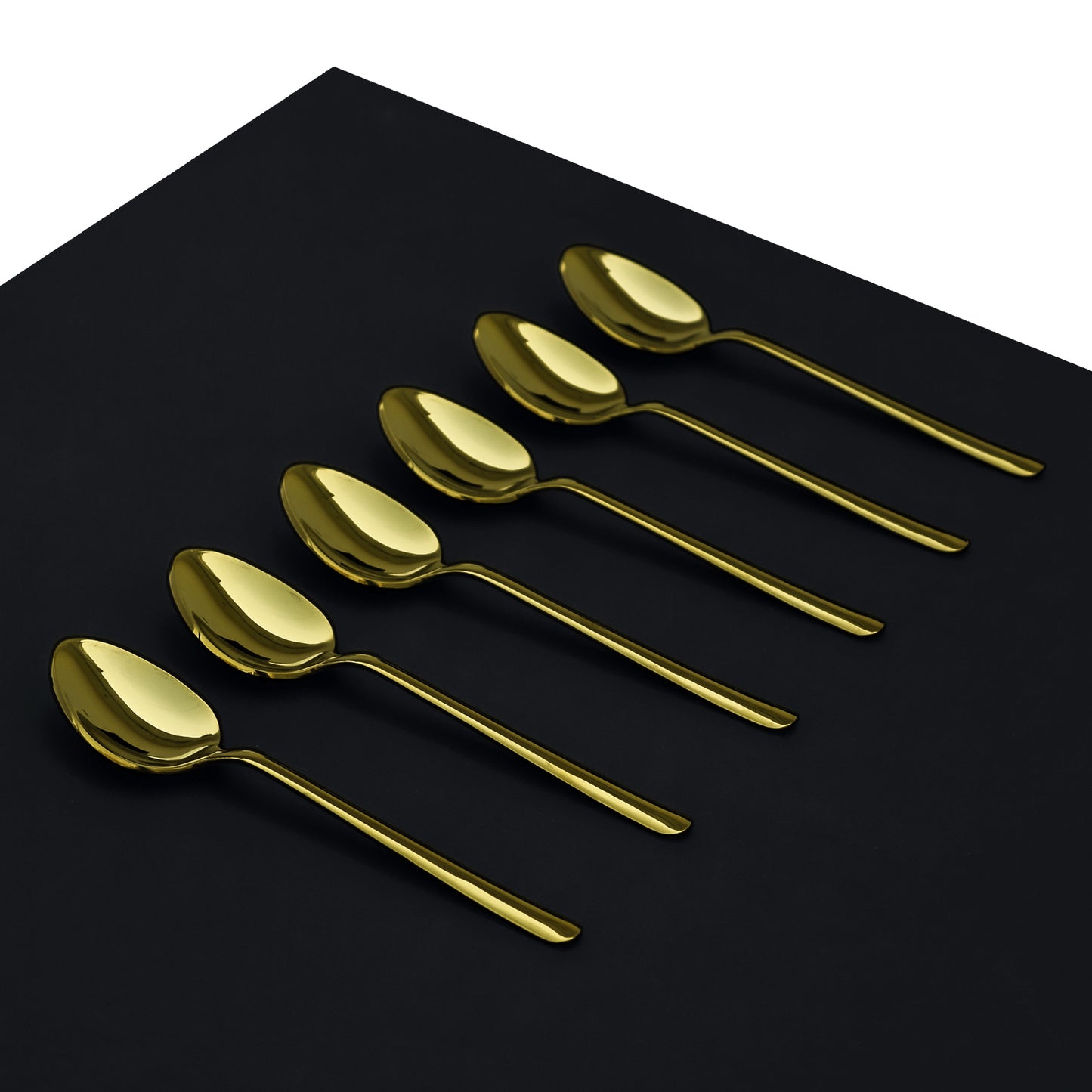 Premium Tea/Coffee Spoon Set for 6, 8 & 12 Person Serving - Golden Color