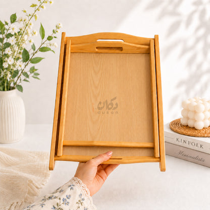 Kail Wood Set of 3 Serving Trays With Ergonomic Handles