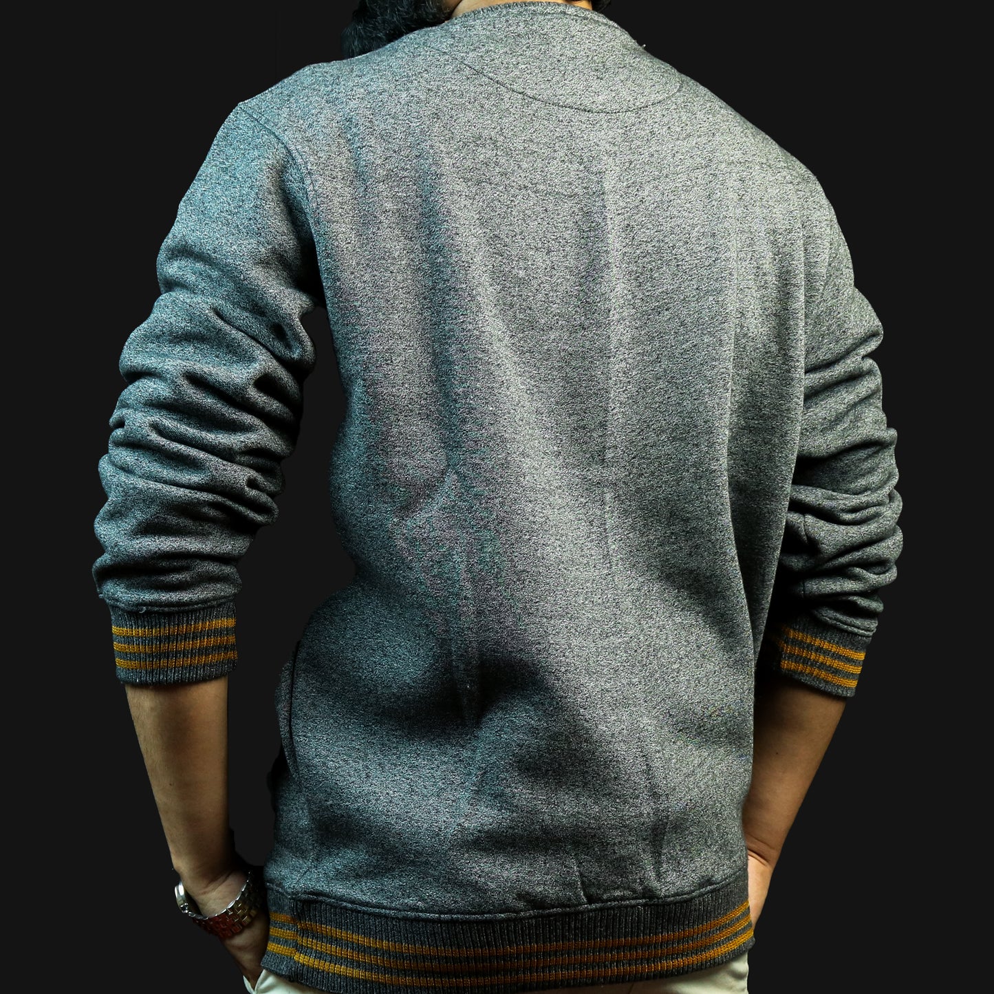 Sweatshirt for Men  - Fleece Fabric  - Winter Collection