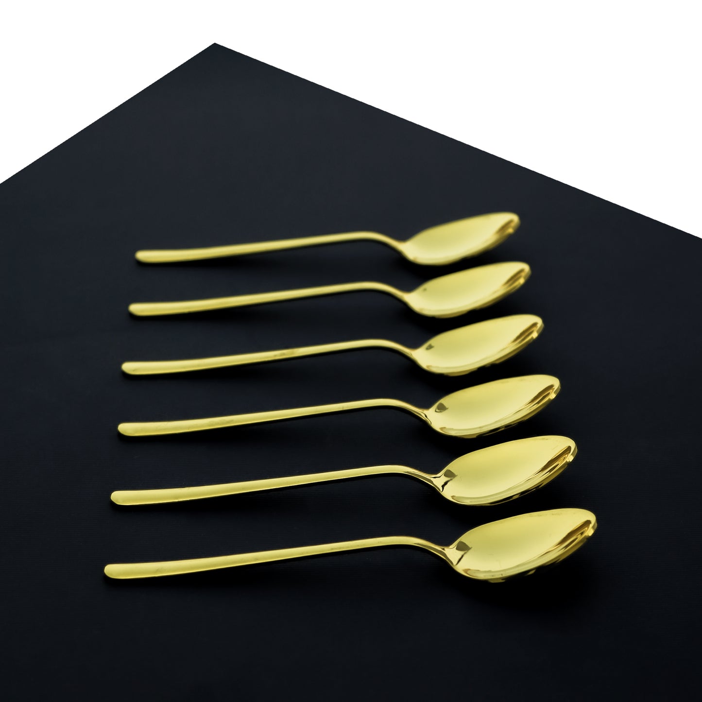 Premium Tea/Coffee Spoon Set for 6, 8 & 12 Person Serving - Golden Color