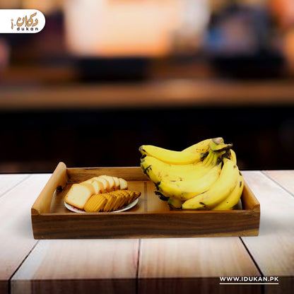 Handmade Wooden Breakfast and Coffee Serving Tray