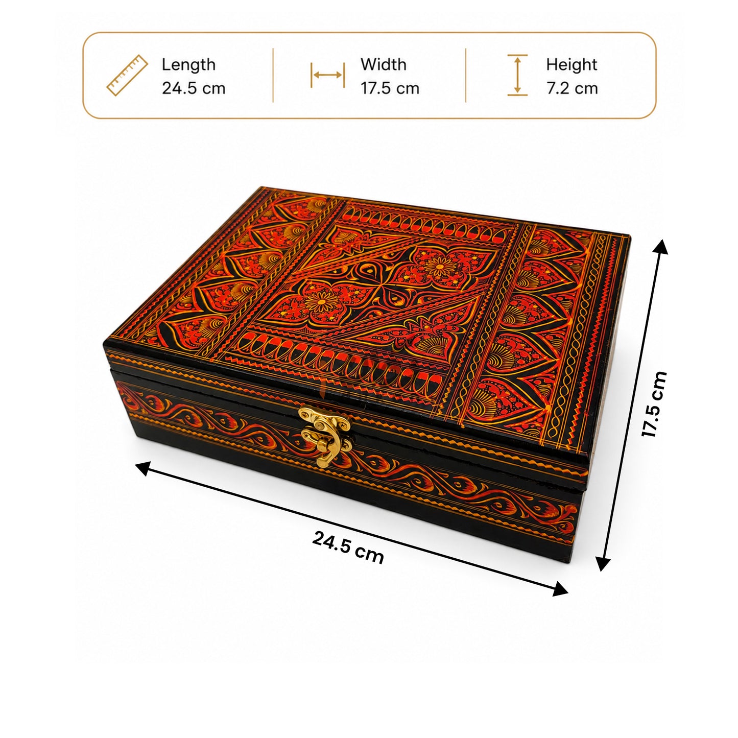 Handcrafted Wooden Jewelry Box Set – Premium Carved Storage Box with Discount Deal