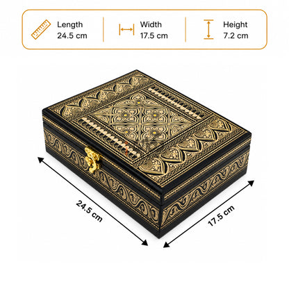 Handcrafted Wooden Jewelry Box Set – Premium Carved Storage Box with Discount Deal