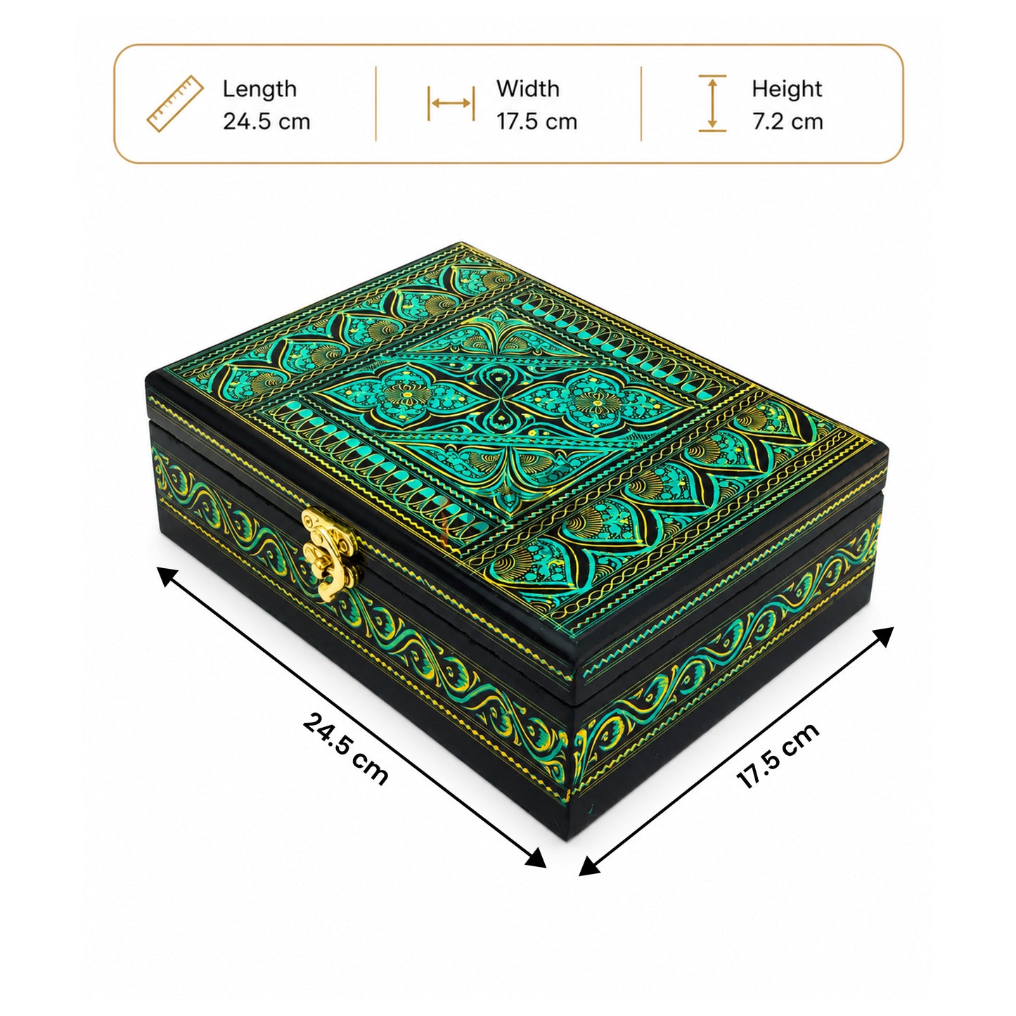 Handcrafted Wooden Jewelry Box Set – Premium Carved Storage Box with Discount Deal