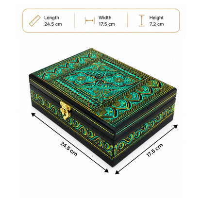 Handcrafted Wooden Jewelry Box Set – Premium Carved Storage Box with Discount Deal
