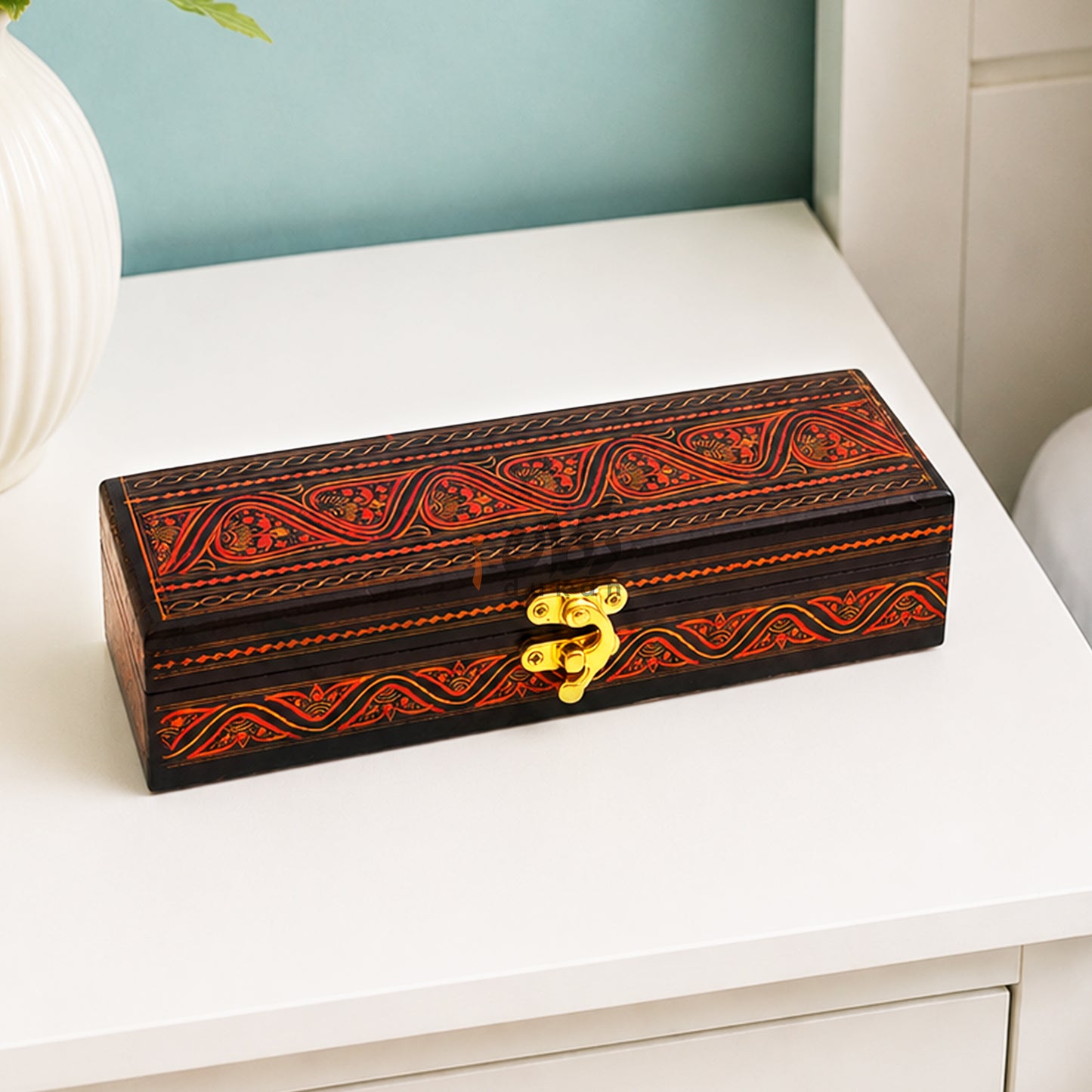 Handcrafted Wooden Jewelry Box Set – Premium Carved Storage Box with Discount Deal