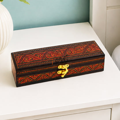 Handcrafted Wooden Jewelry Box Set – Premium Carved Storage Box with Discount Deal