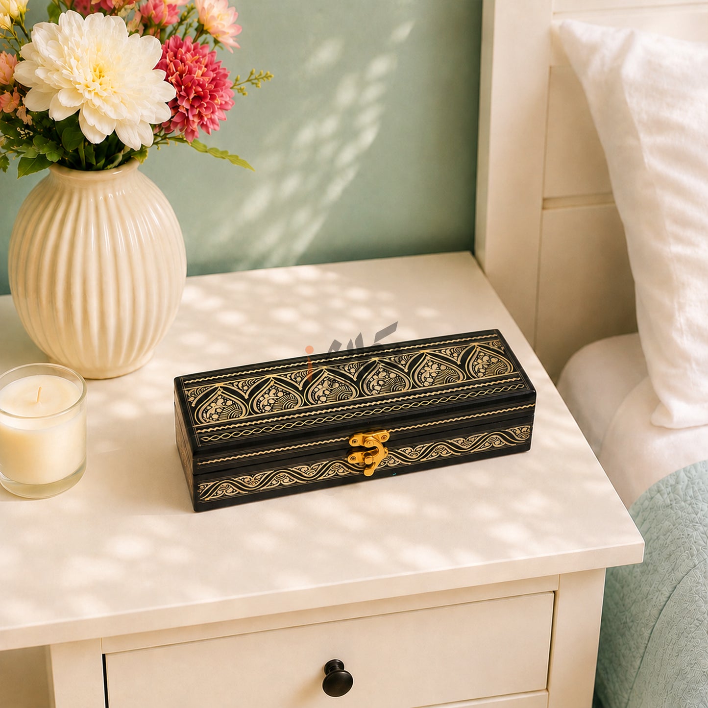 Handcrafted Wooden Jewelry Box Set – Premium Carved Storage Box with Discount Deal