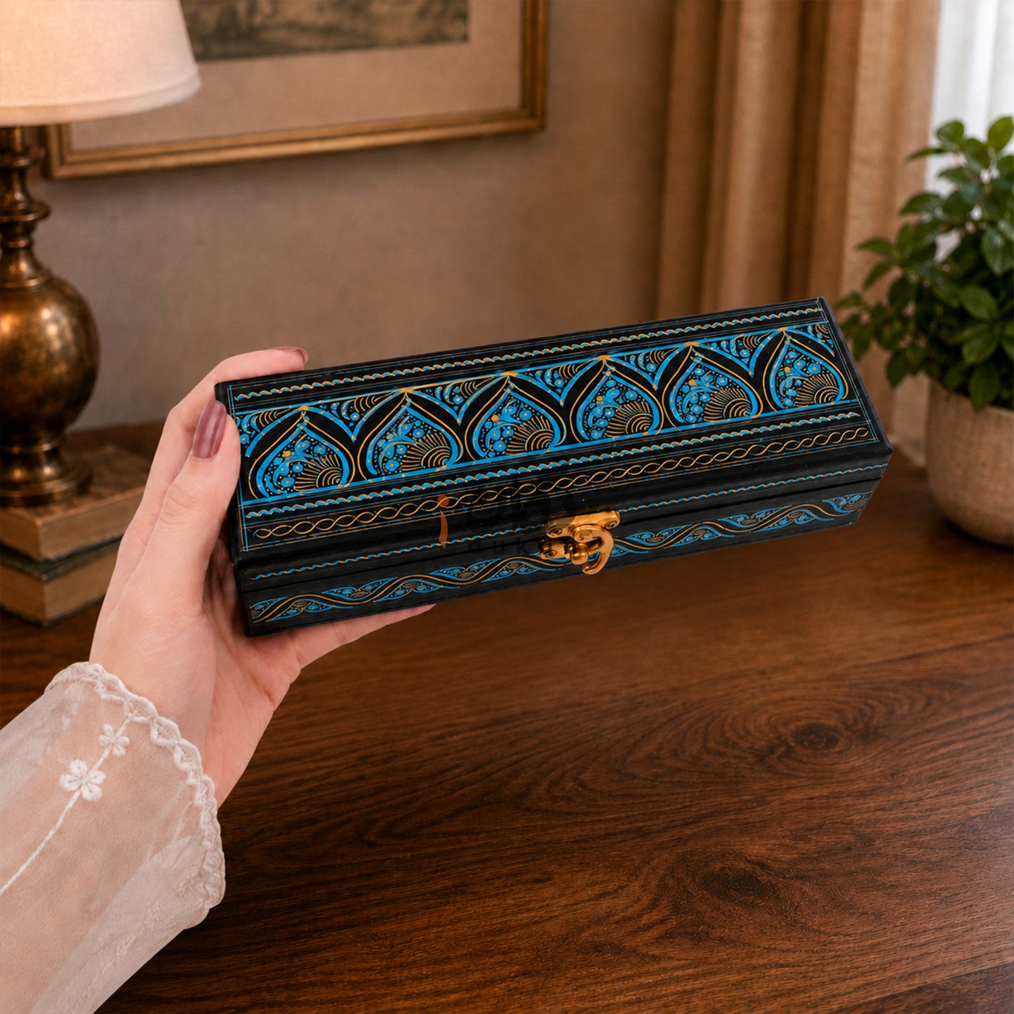 Handcrafted Wooden Jewelry Box Set – Premium Carved Storage Box with Discount Deal