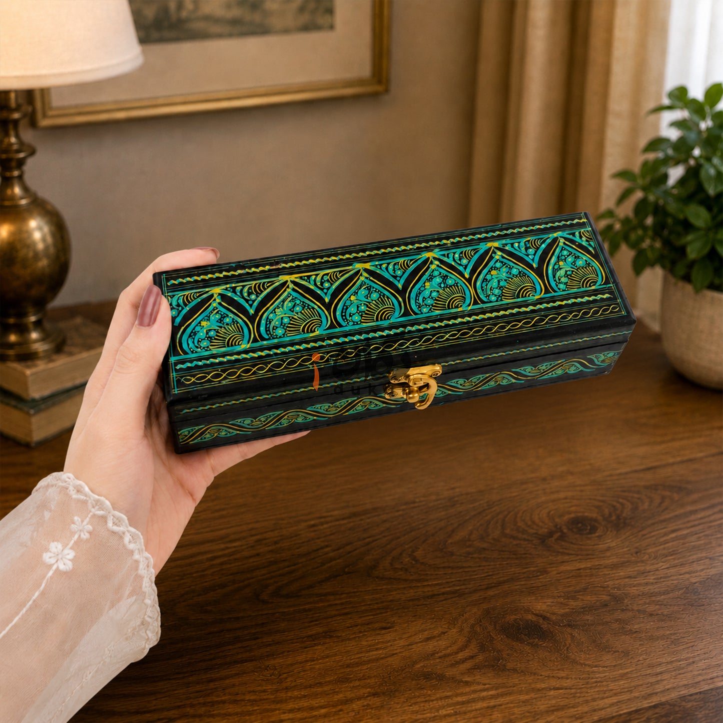Handcrafted Wooden Jewelry Box Set – Premium Carved Storage Box with Discount Deal