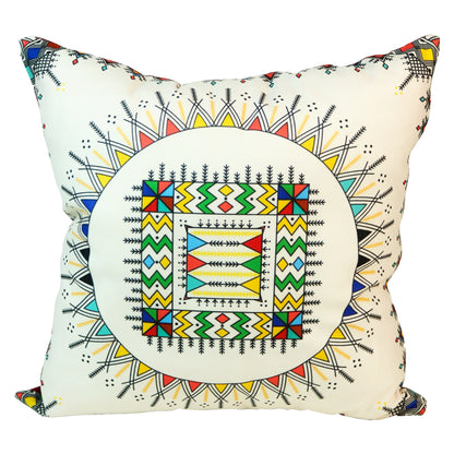 Fancy Digital Printed Cushion Cover 16x16 Inches Size