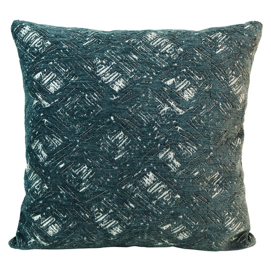 Fancy Foil Printed Velvet Cushion Cover 16x16 Inches Size