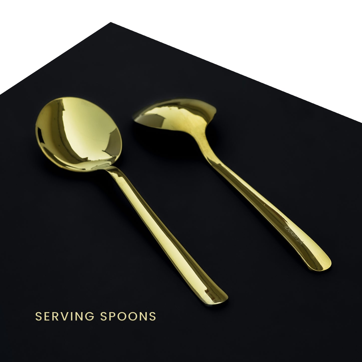 6 Person Premium Cutlery Set - Golden Color - 28 Pieces