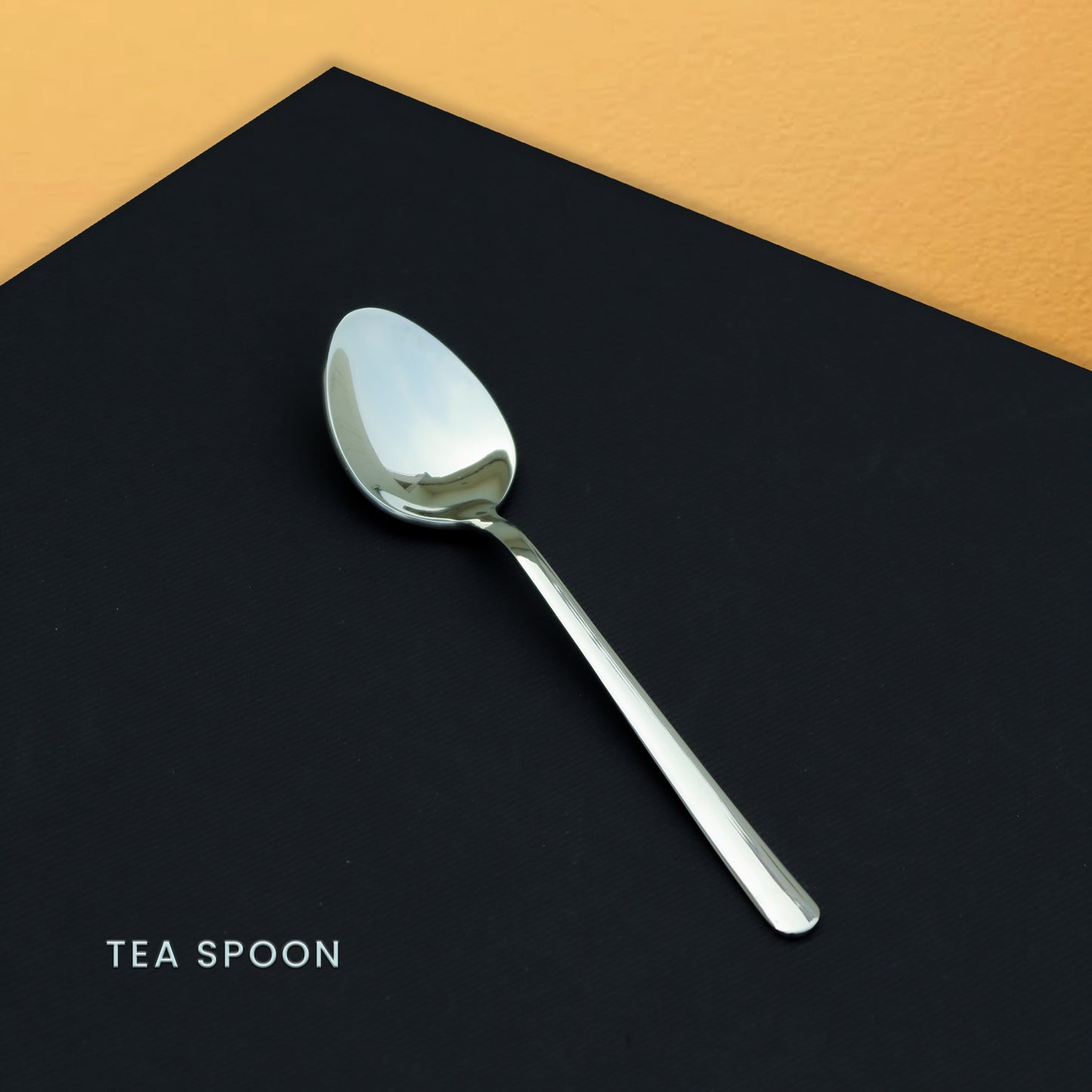 Premium Cutlery Set for Single Person Serving - Silver Color - Dessert Spoon, Fork, Knife & Tea Spoon
