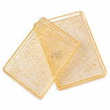 Gold glitter acrylic serving trays set of 2
