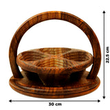 Foldable wooden dry fruit basket size dimensions