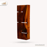 Handmade wooden wall lamp for home decor