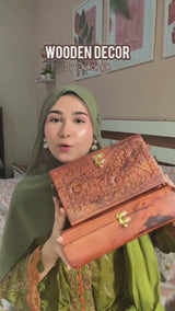 Special Deal Handcrafted Wooden Tissue Box and Jewelry Organizer