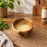 Natural Wooden Serving Bowls for Salad, Snacks & Dry Fruits