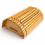Foldable kail wood fruit serving basket