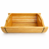 Kail wood fruit serving basket top view
