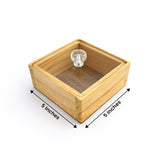 Single wooden storage box with acrylic lid dimensions